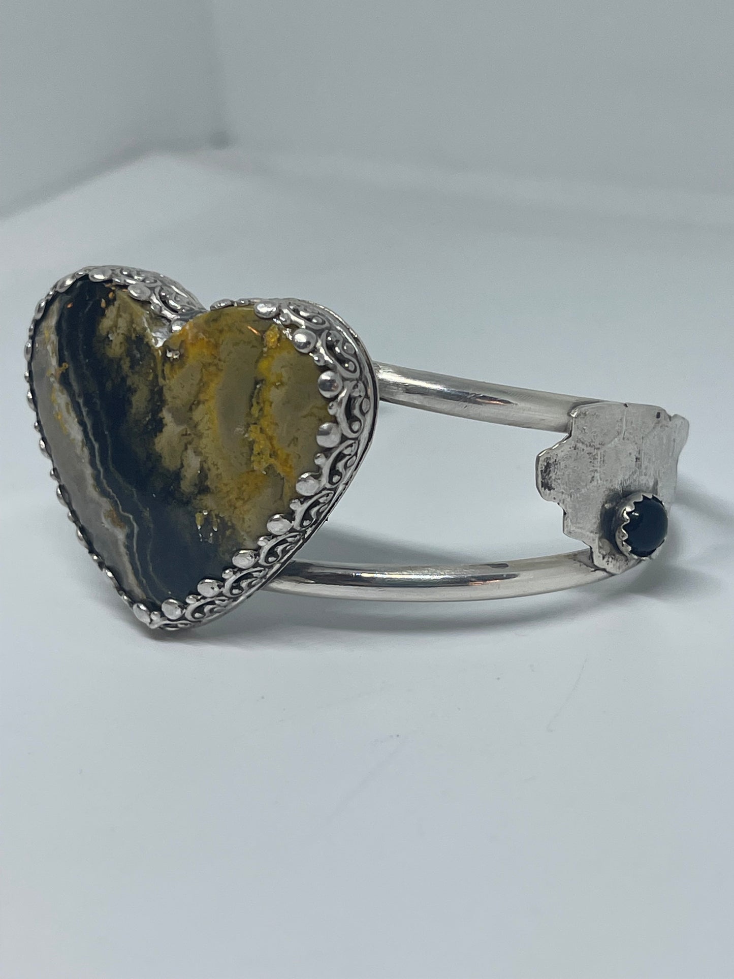 Bumblebee Jasper Cuff Bracelet