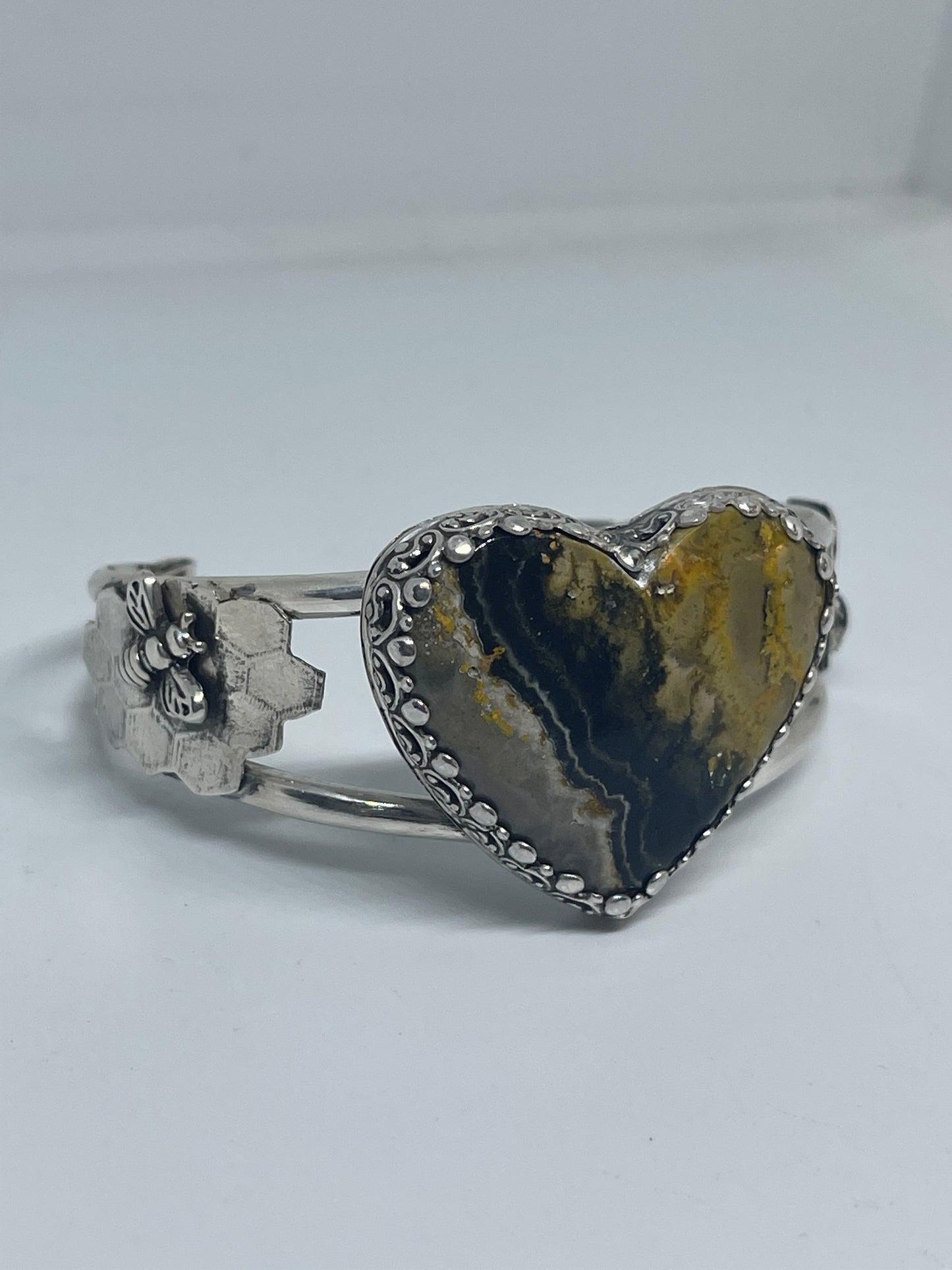 Bumblebee Jasper Cuff Bracelet