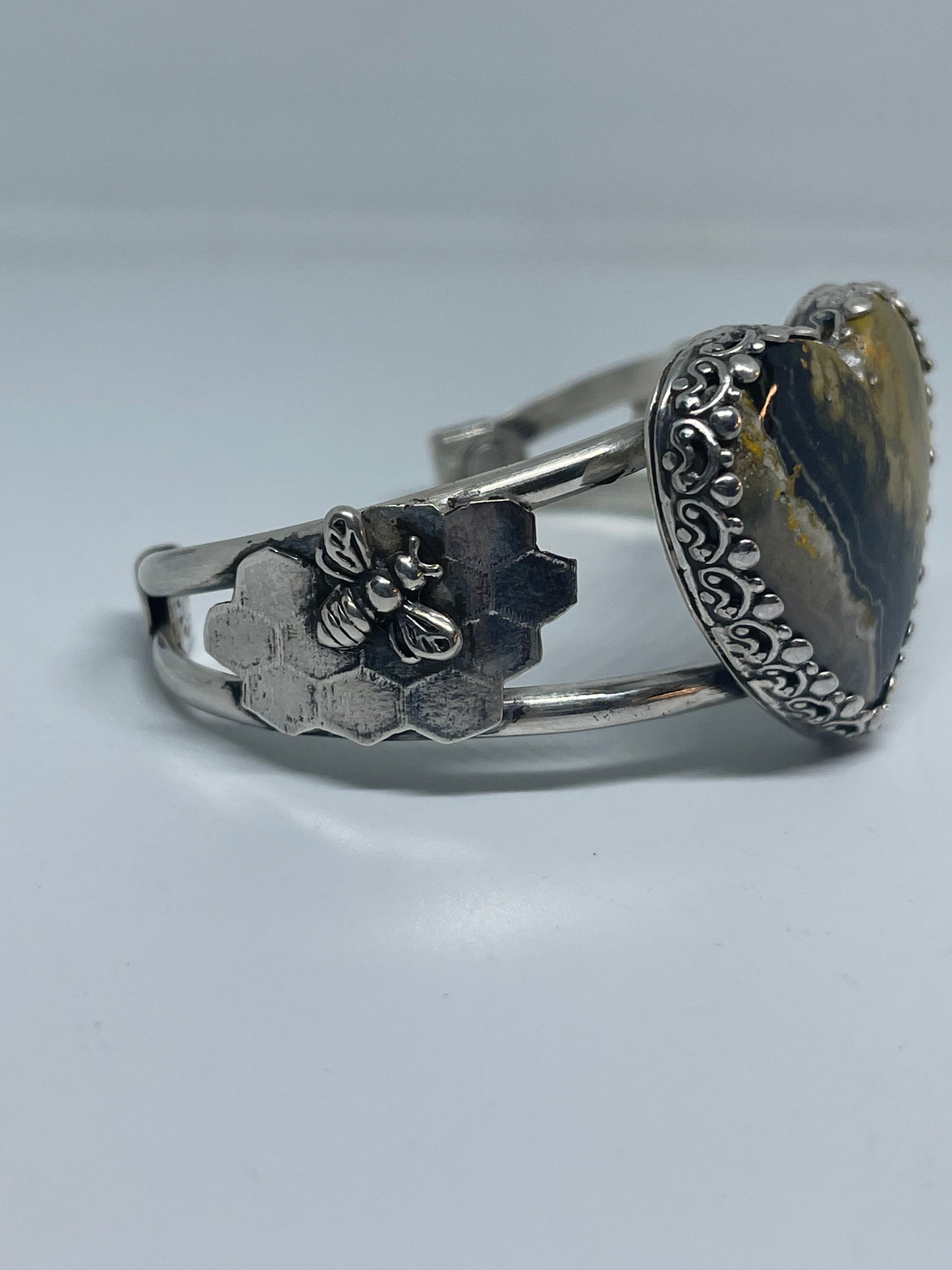 Bumblebee Jasper Cuff Bracelet