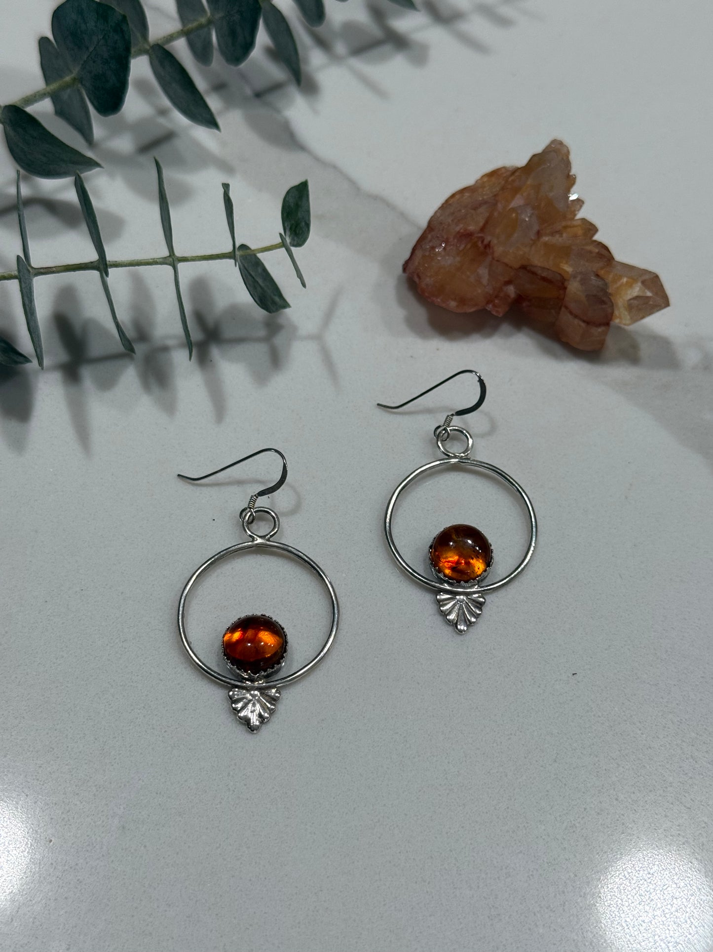 Amber Hoops