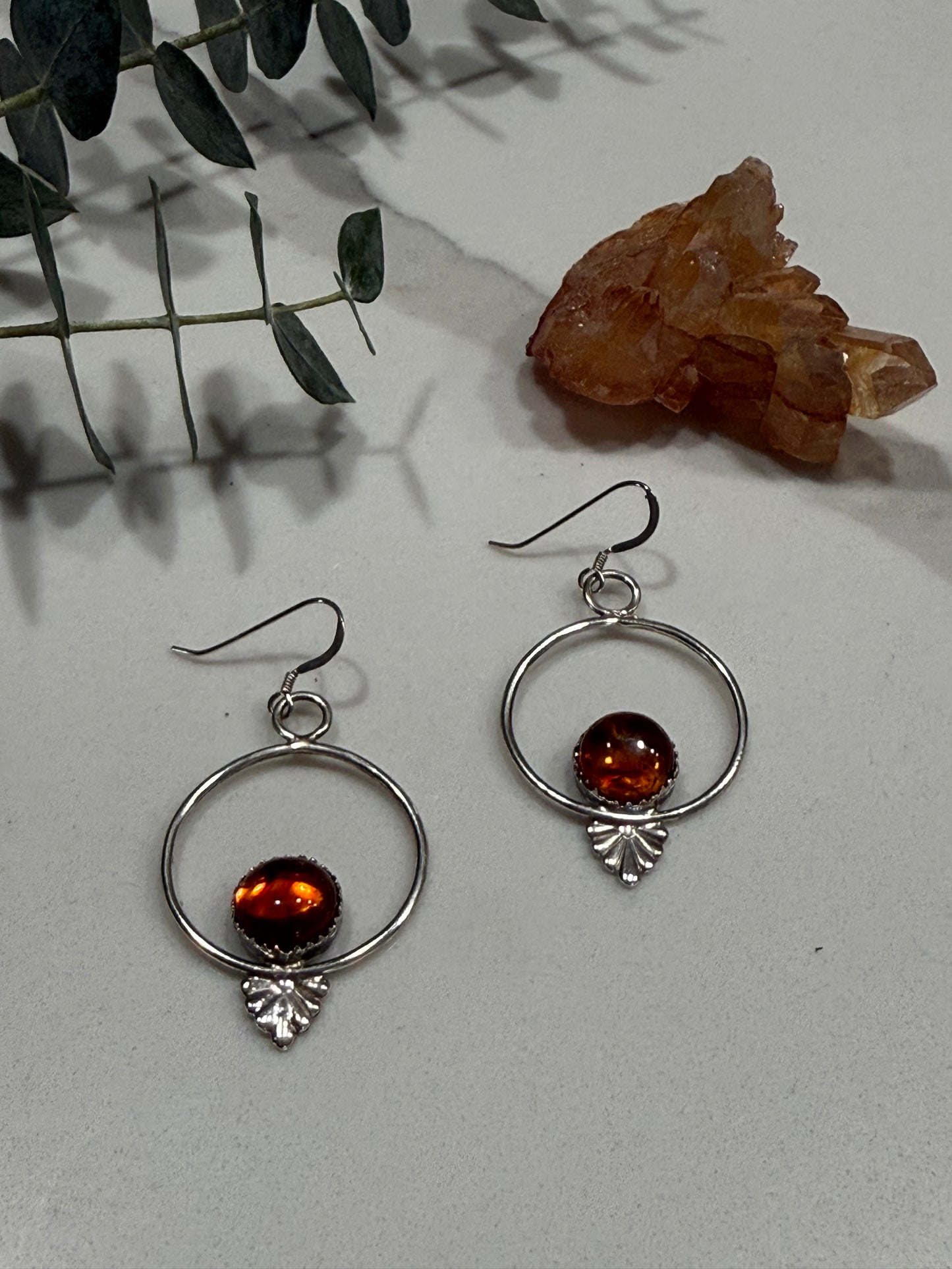 Amber Hoops