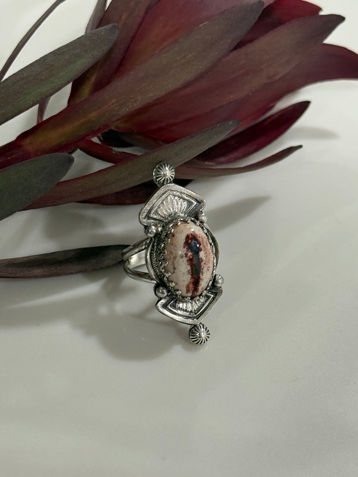 Cantera Opal Ring            size 7 1/2-7 3/4