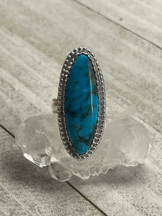 Turquoise ( Kingman) ring size 9 1/2