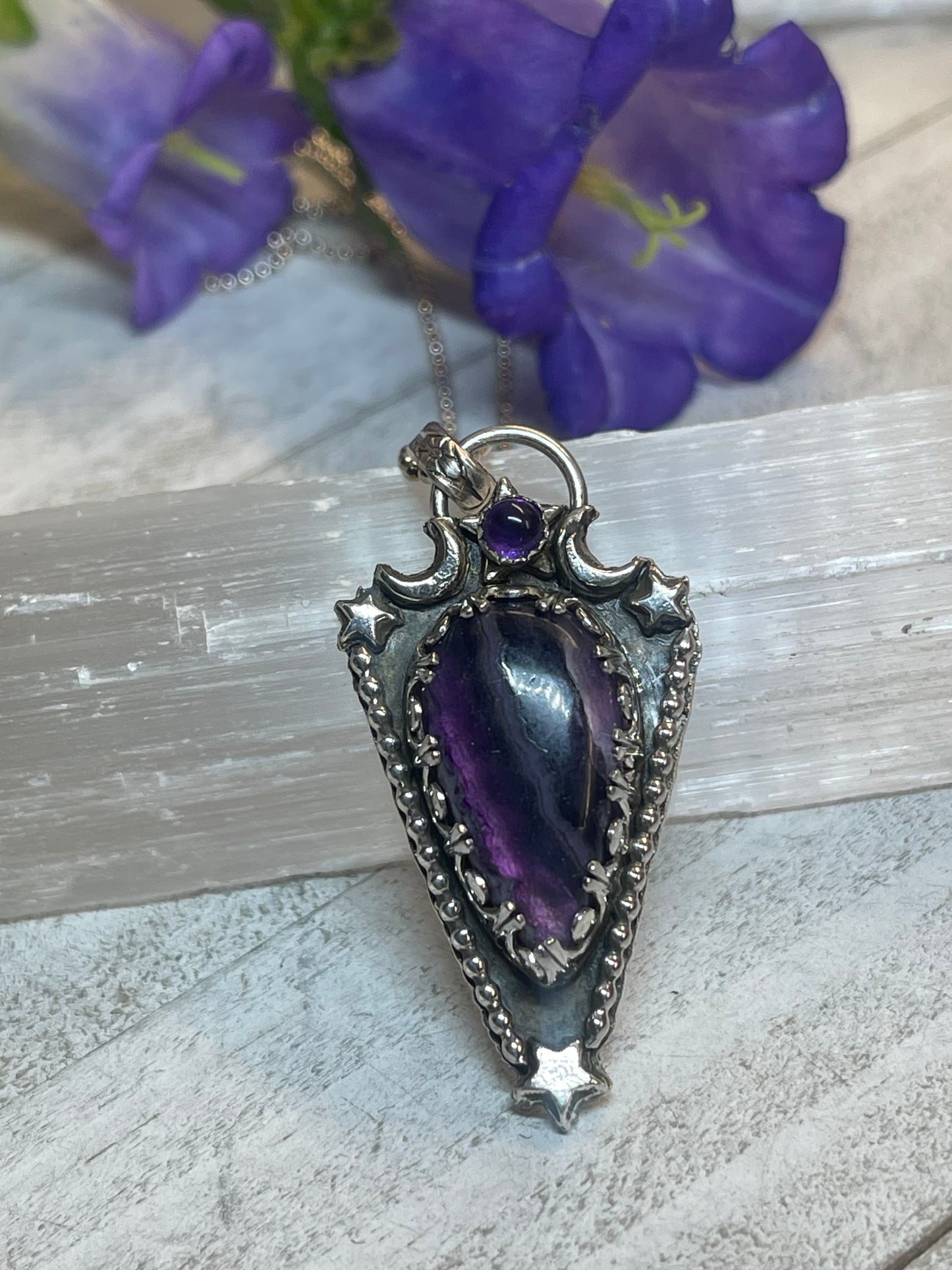 Fluorite & Amethyst Enlightened Harmony Necklace