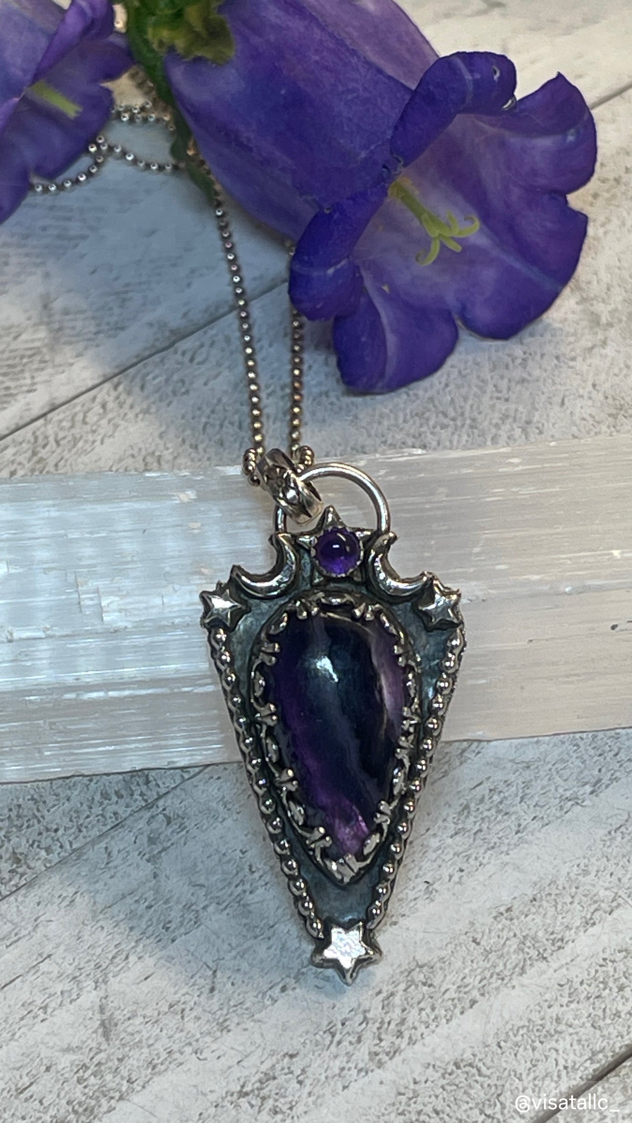 Fluorite & Amethyst Enlightened Harmony Necklace