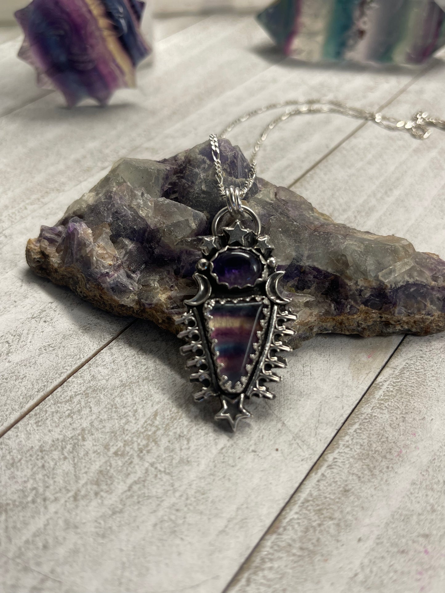 Fluorite Stellar Serenity Necklace