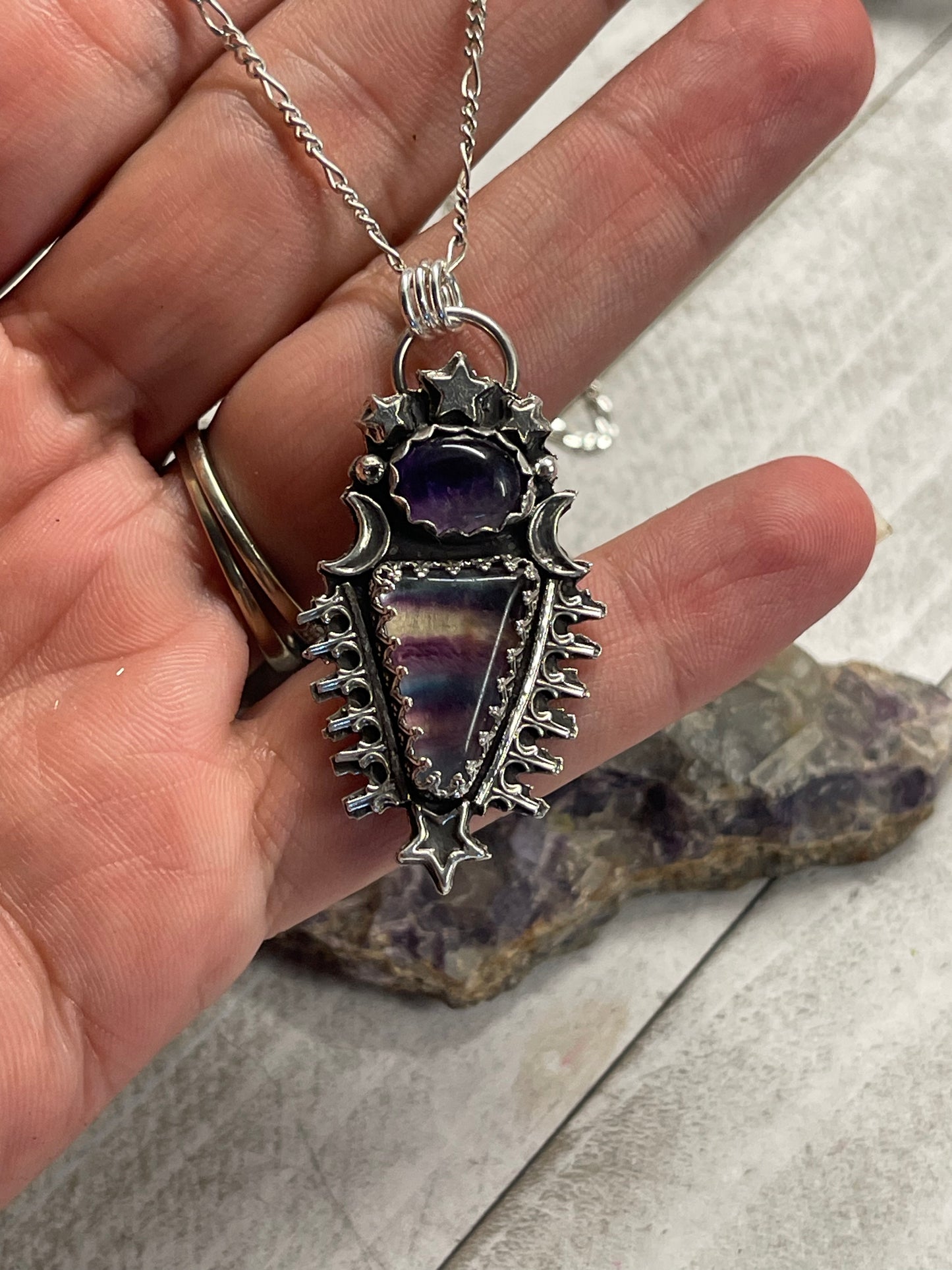 Fluorite Stellar Serenity Necklace