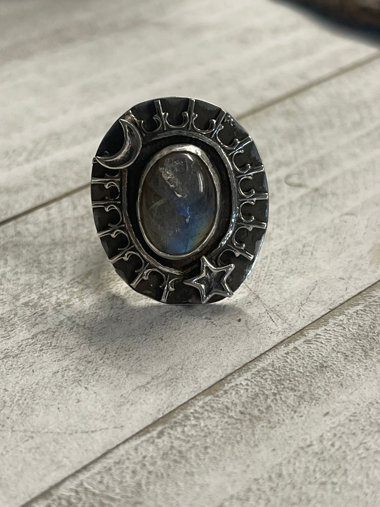 Labradorite Lunar Enchantment Ring