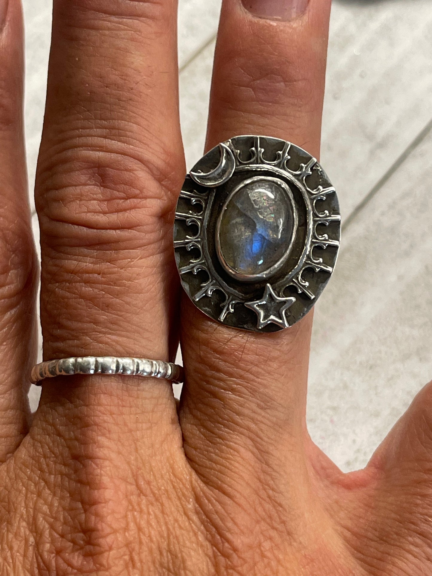 Labradorite Lunar Enchantment Ring