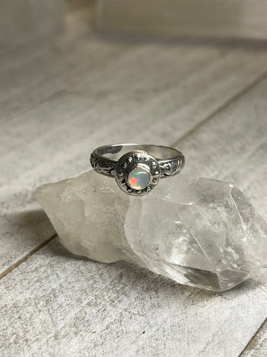 Ethiopian Opal Portal Ring size 5