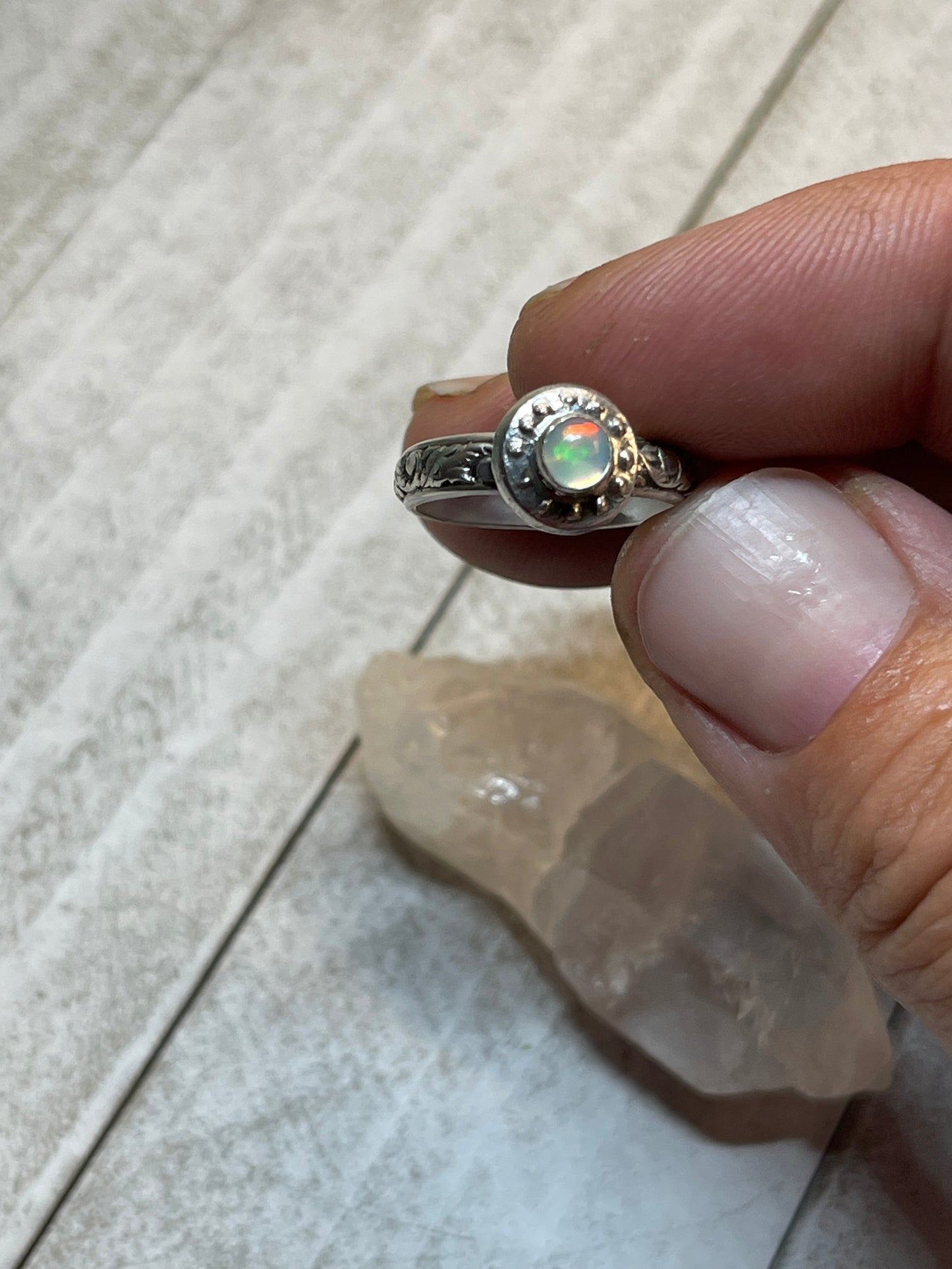 Ethiopian Opal Portal Ring size 5